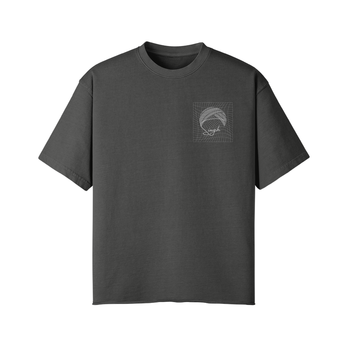 Udham Singh 260 GSM T-shirt surdimensionné délavé