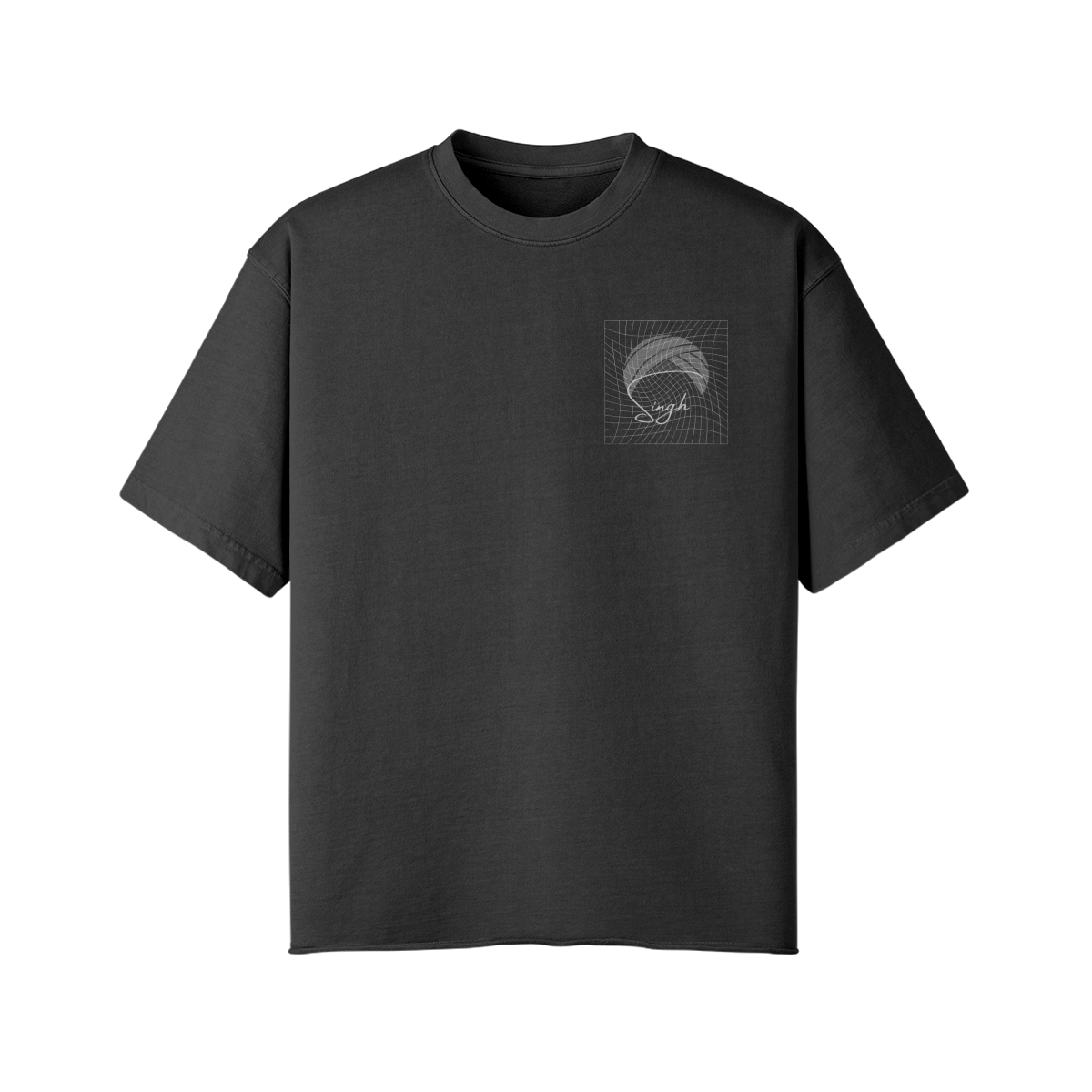 Udham Singh 260 GSM T-shirt surdimensionné délavé