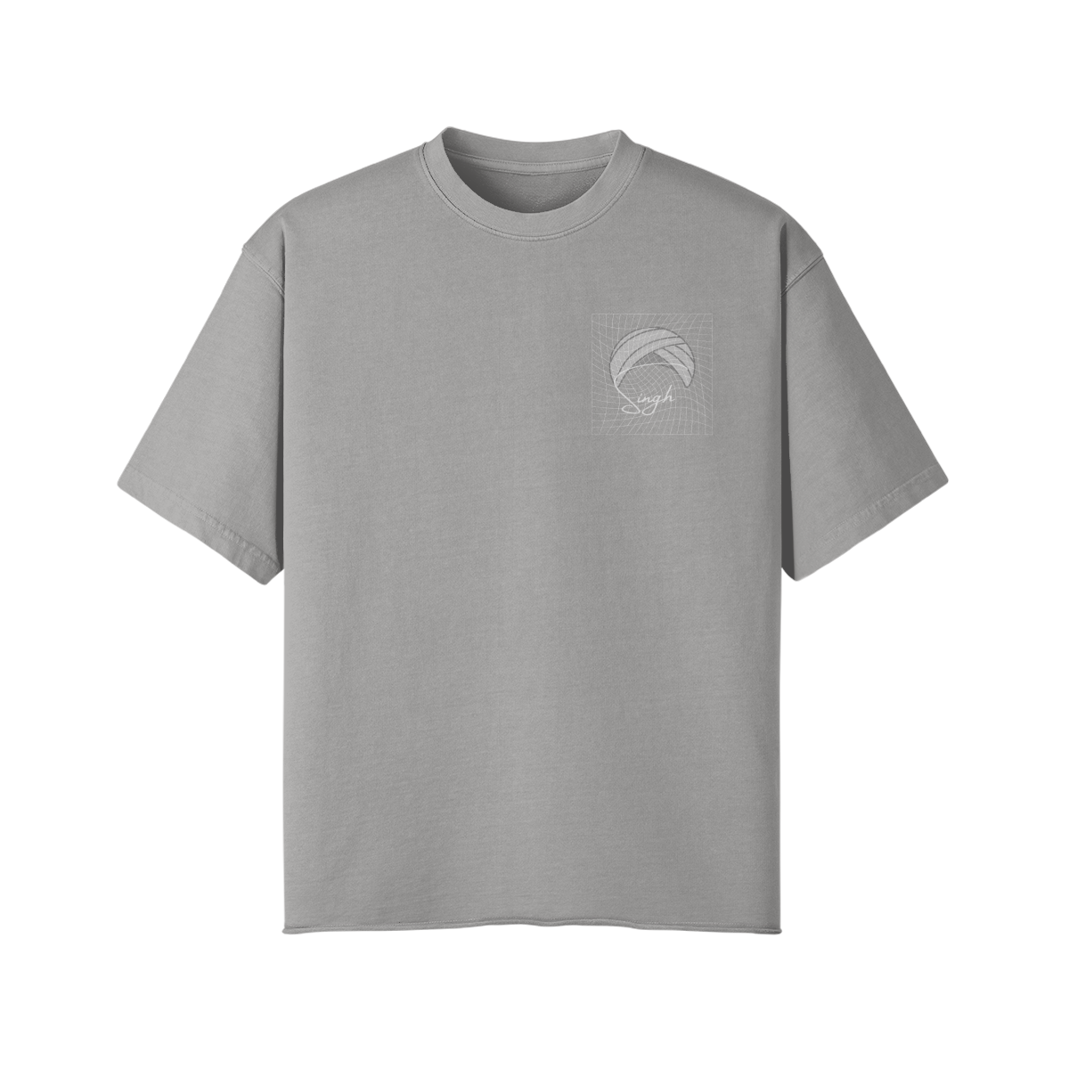 Udham Singh 260 GSM T-shirt surdimensionné délavé