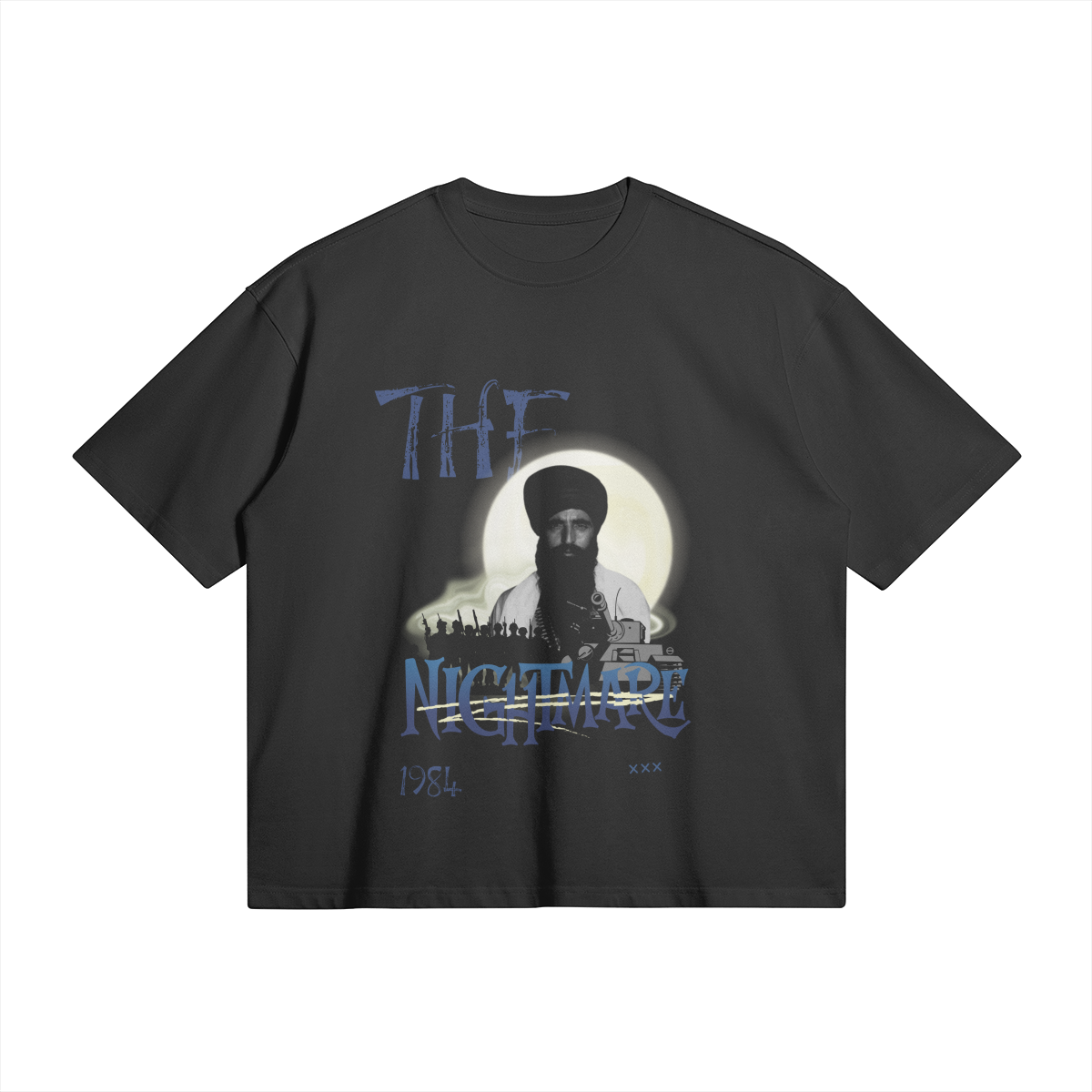 THE NIGHTMARE 280GSM Drop Shoulders T Shirt