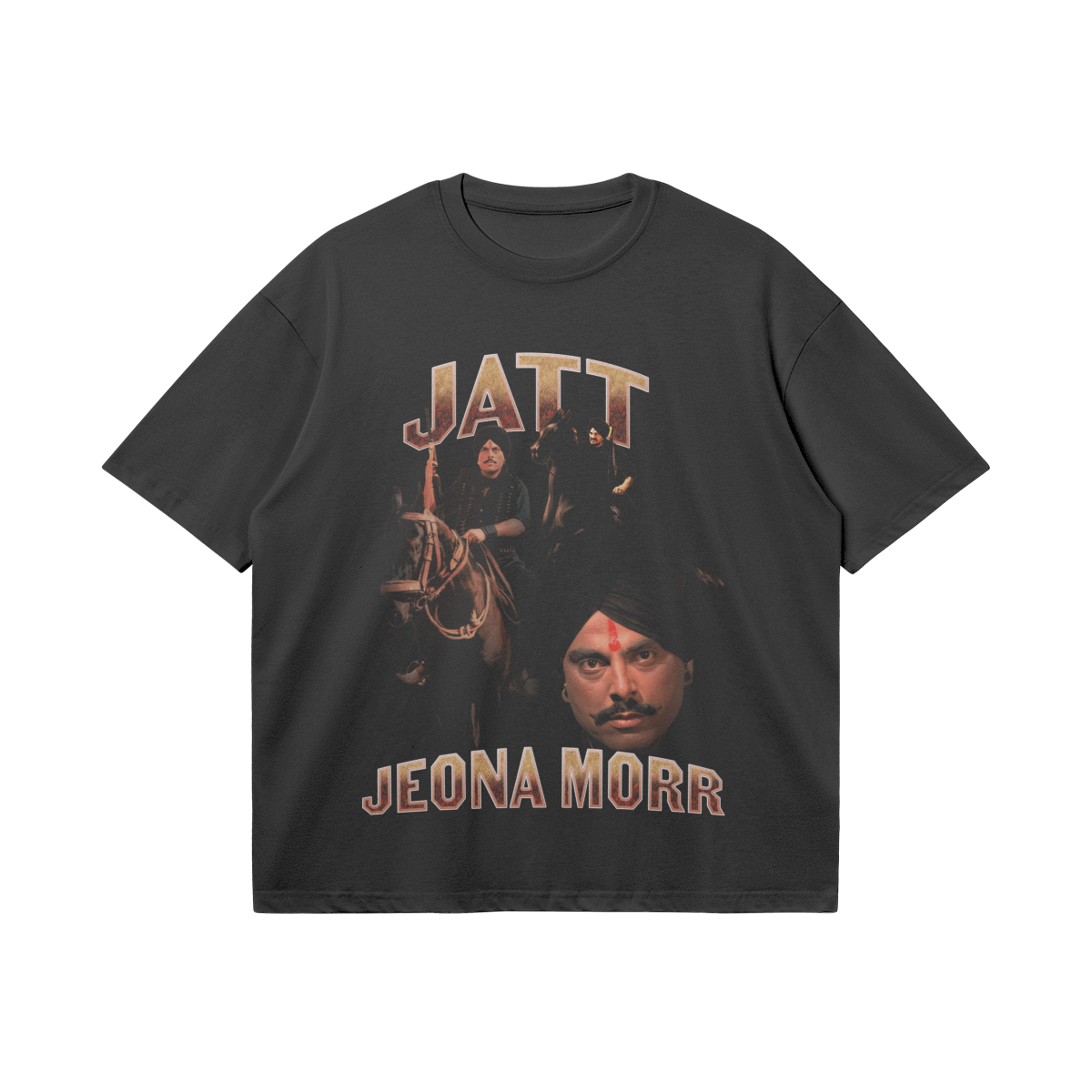 Jatt Jeona Morr Oversized Boxy T Shirt