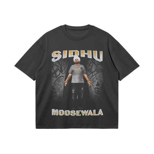 Sidhu Moosewala Oversized Boxy T Shirt