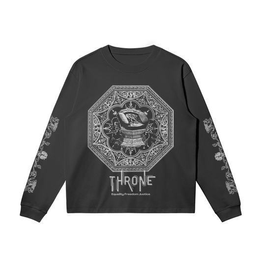 THRONE 240GSM Long Sleeve T Shirt