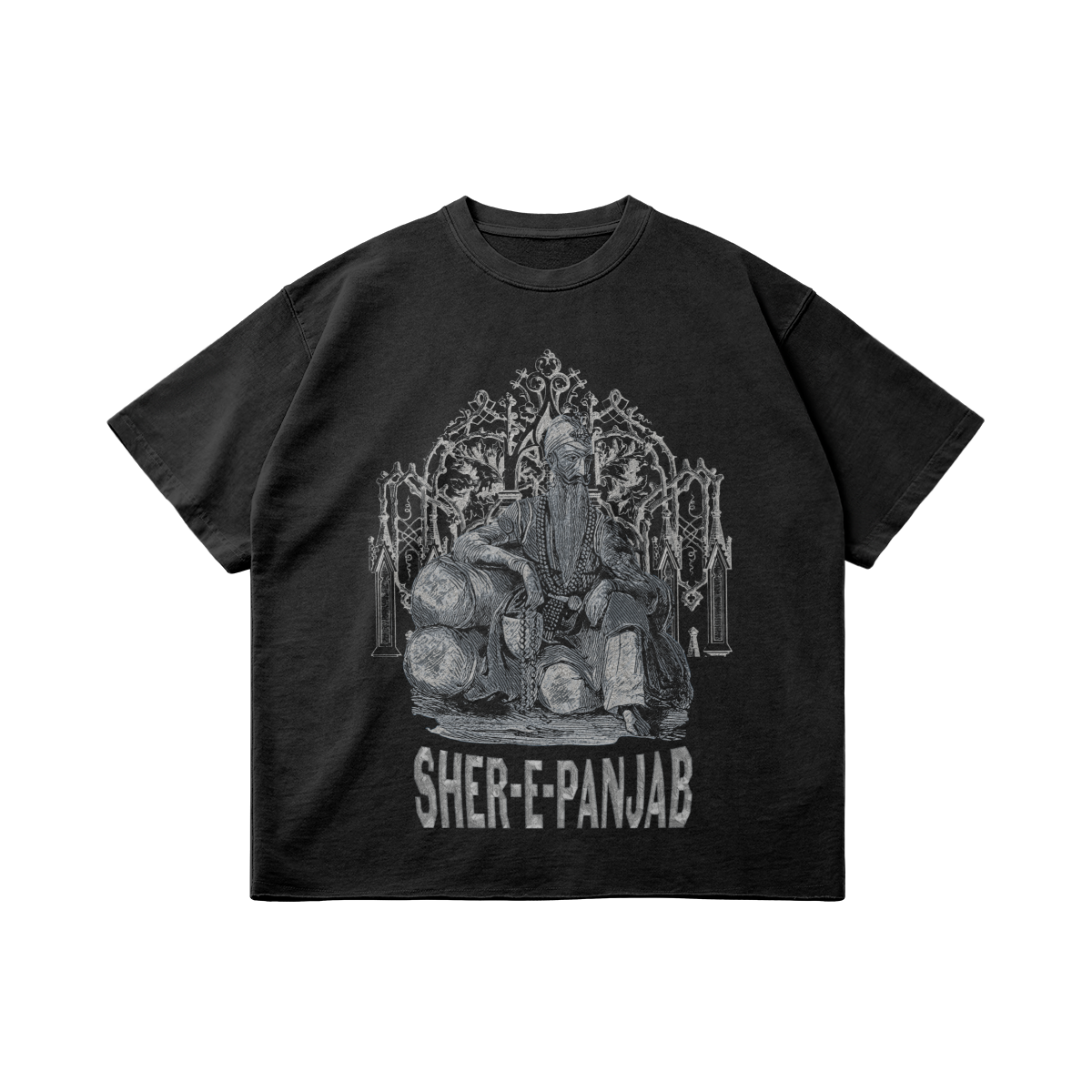 SHER-E-PANJAB 260GSM Oversized T Shirt