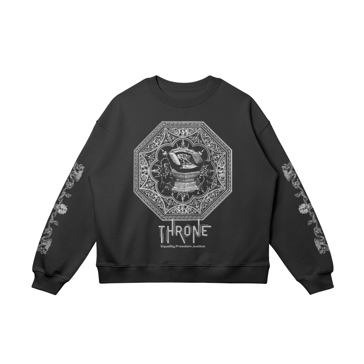 THRONE 380GSM Heavyweight Oversized Sweatshirt