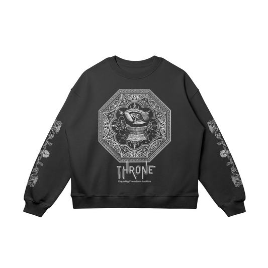 THRONE 380GSM Heavyweight Oversized Sweatshirt