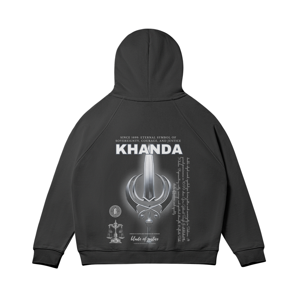 Khanda 380GSM Full-zip Hoodie