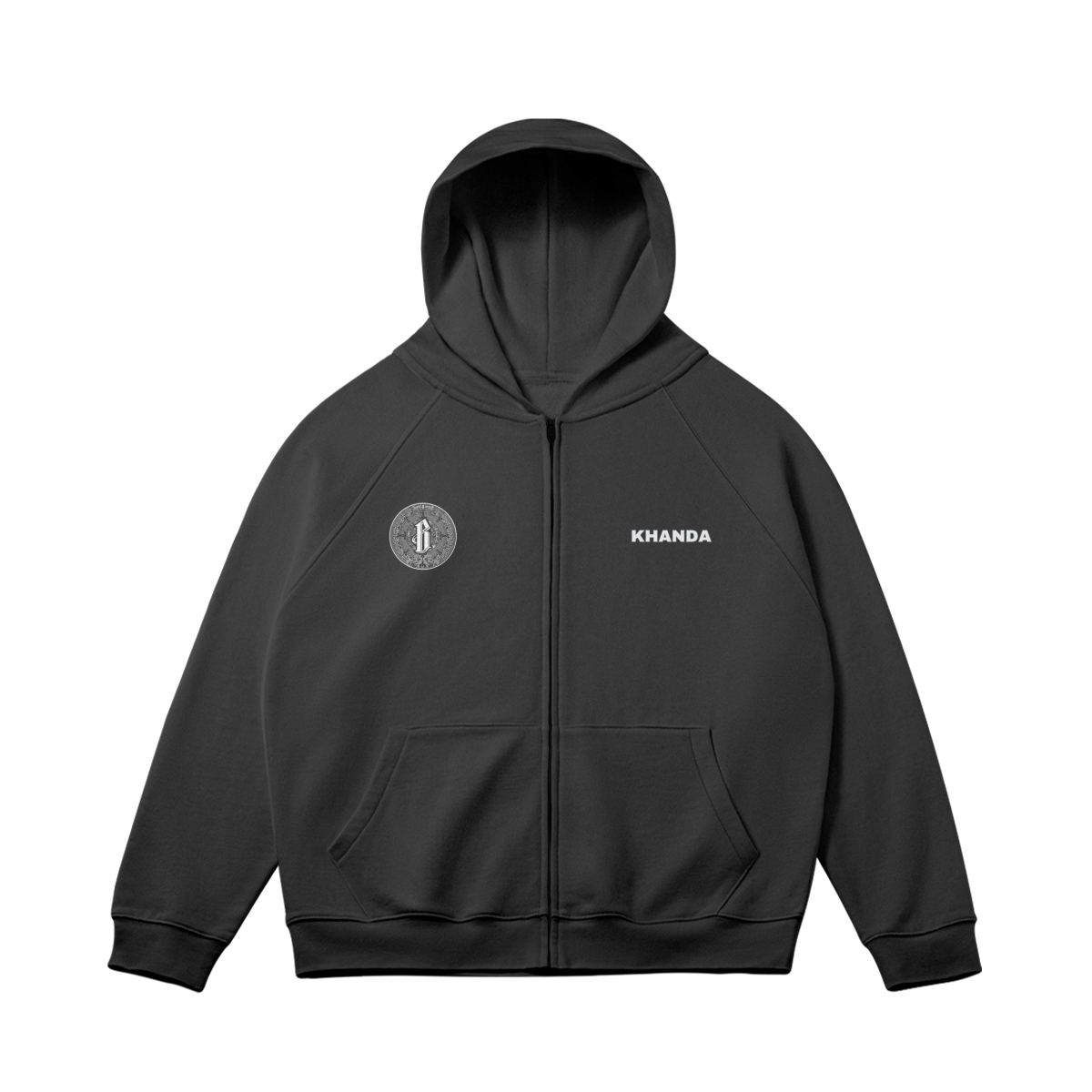 Khanda 380GSM Full-zip Hoodie