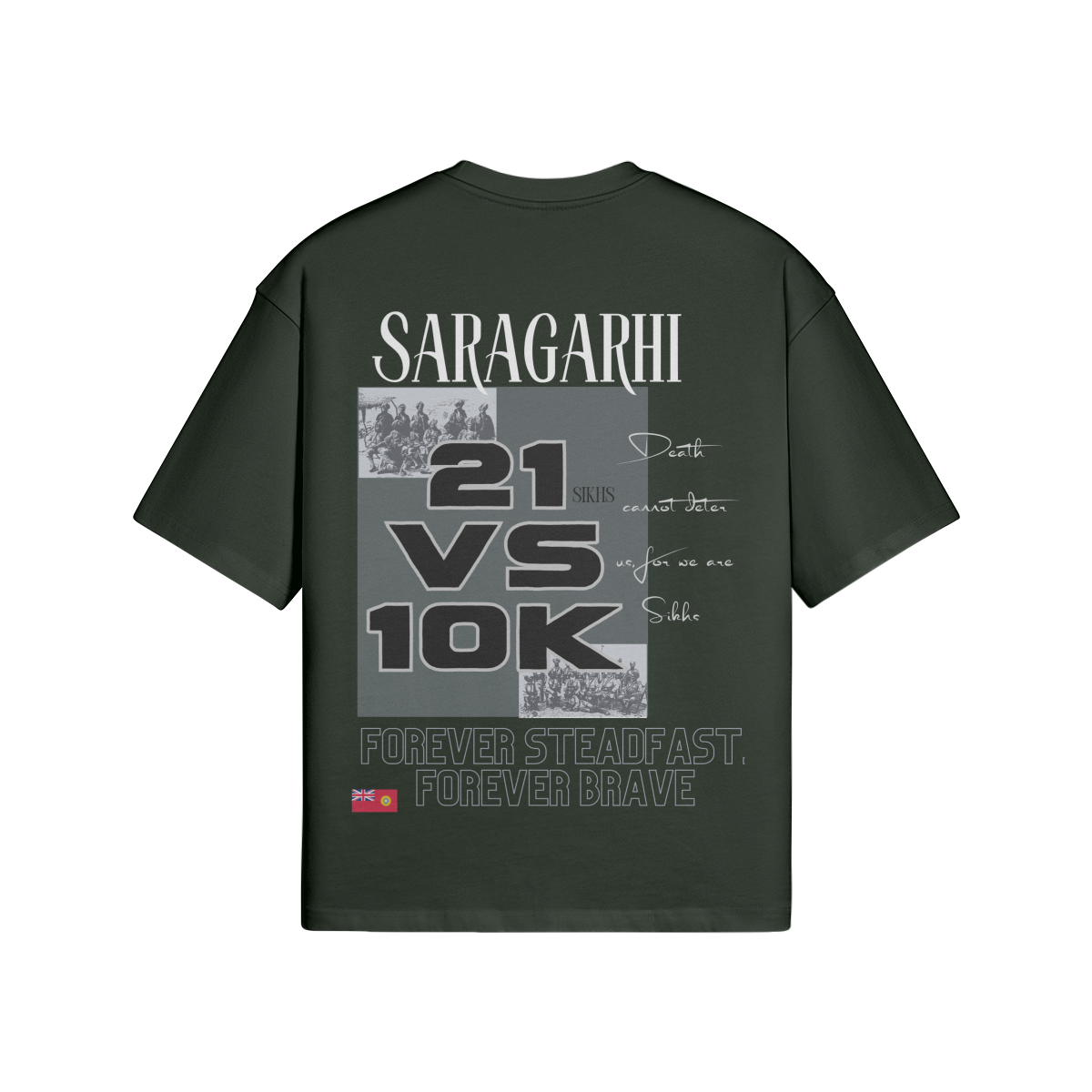 Saragarhi 280 GSM Drop Shoulders T Shirt