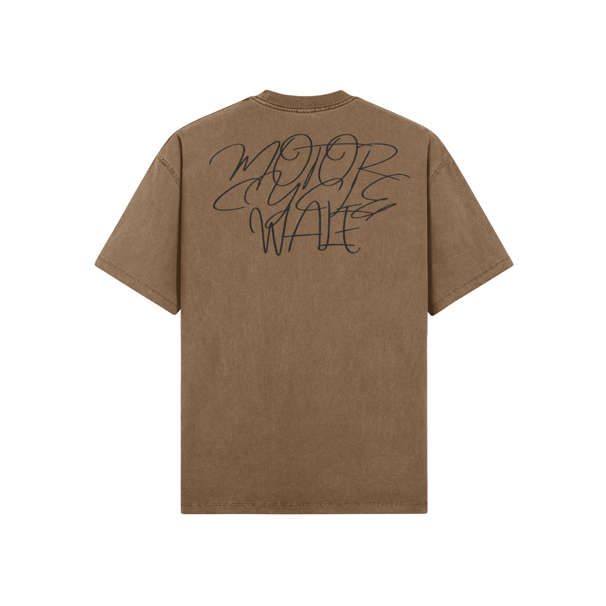 MOTORCYCLE WALE 285GSM Oversized Faded T-Shirt