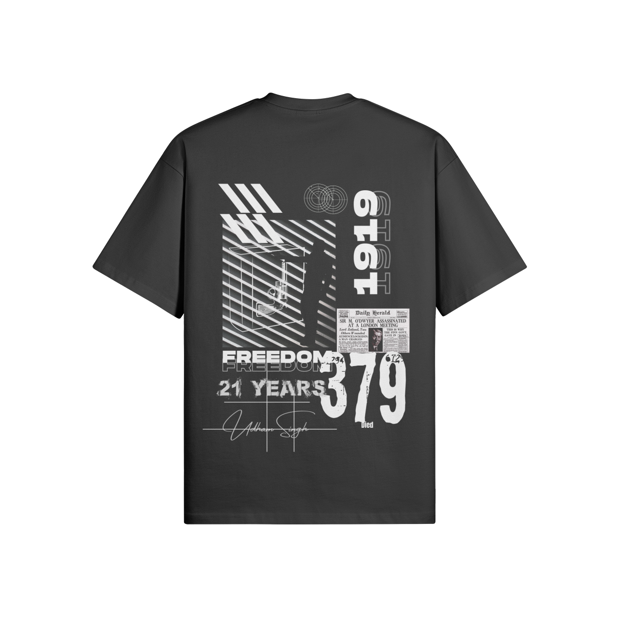 T-shirt surdimensionné Udham Singh 305 GSM