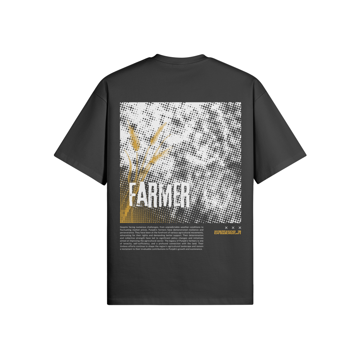 FARMER 305 GSM Oversized T Shirt