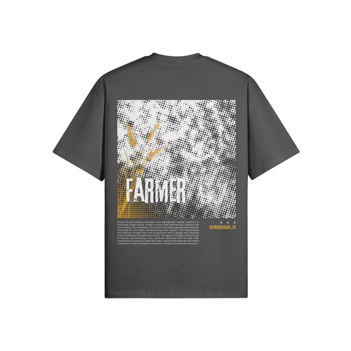 FARMER 305 GSM Oversized T Shirt