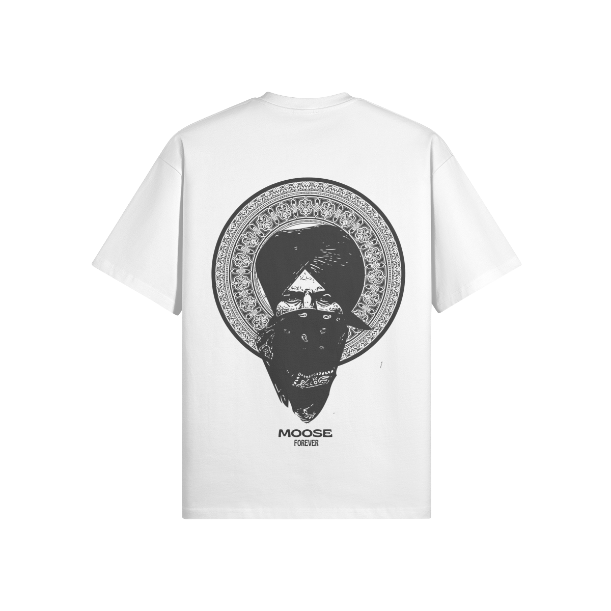 Moose Forever 305 GSM Oversized T Shirt