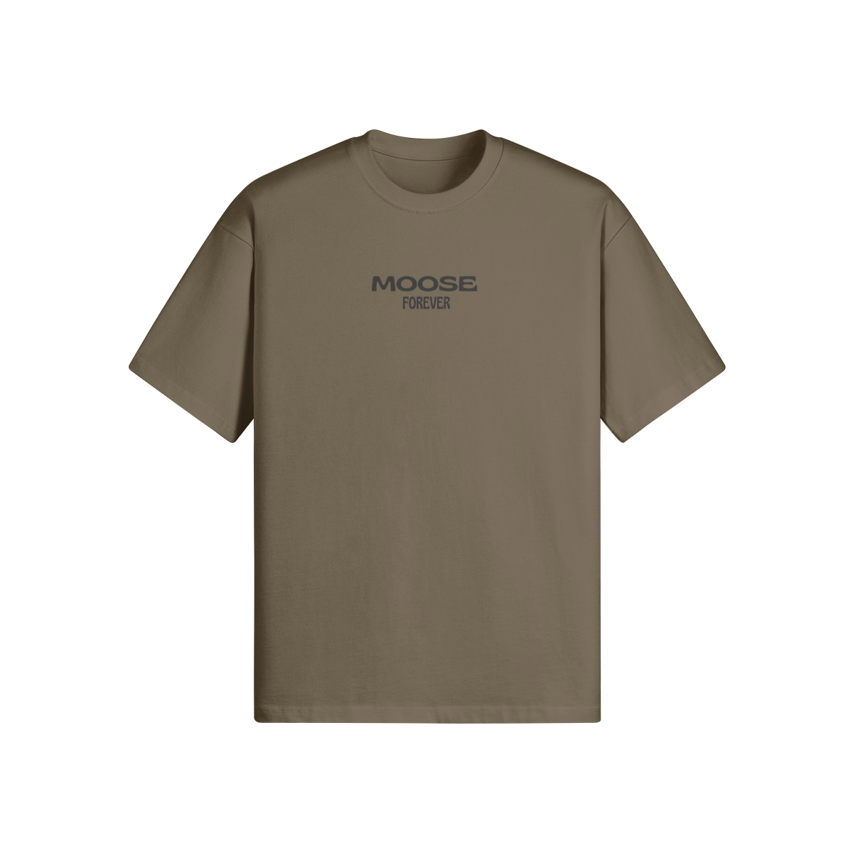 Moose Forever 305 GSM Oversized T Shirt