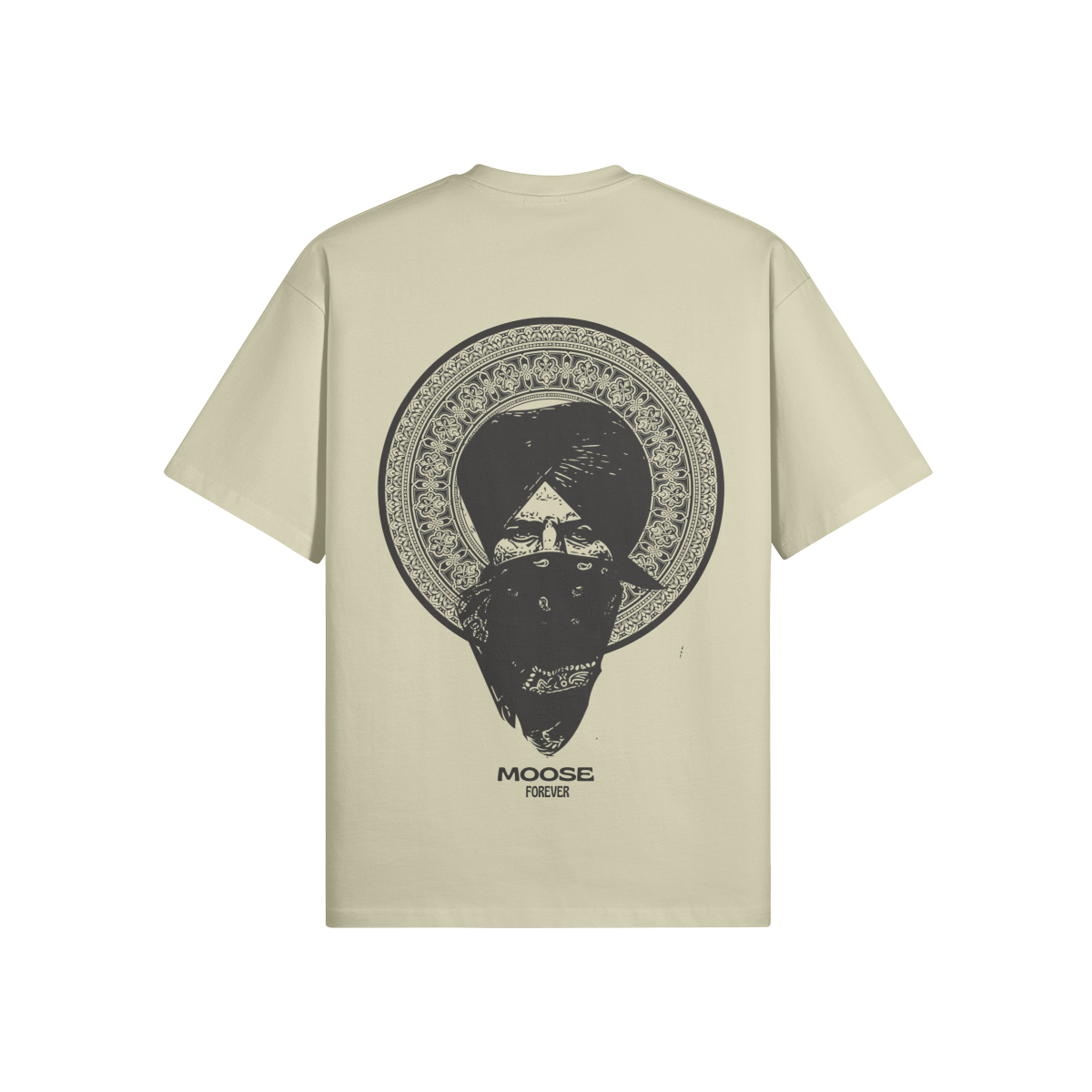 Moose Forever 305 GSM Oversized T Shirt