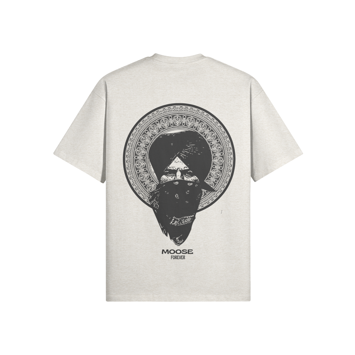 Moose Forever 305 GSM Oversized T Shirt