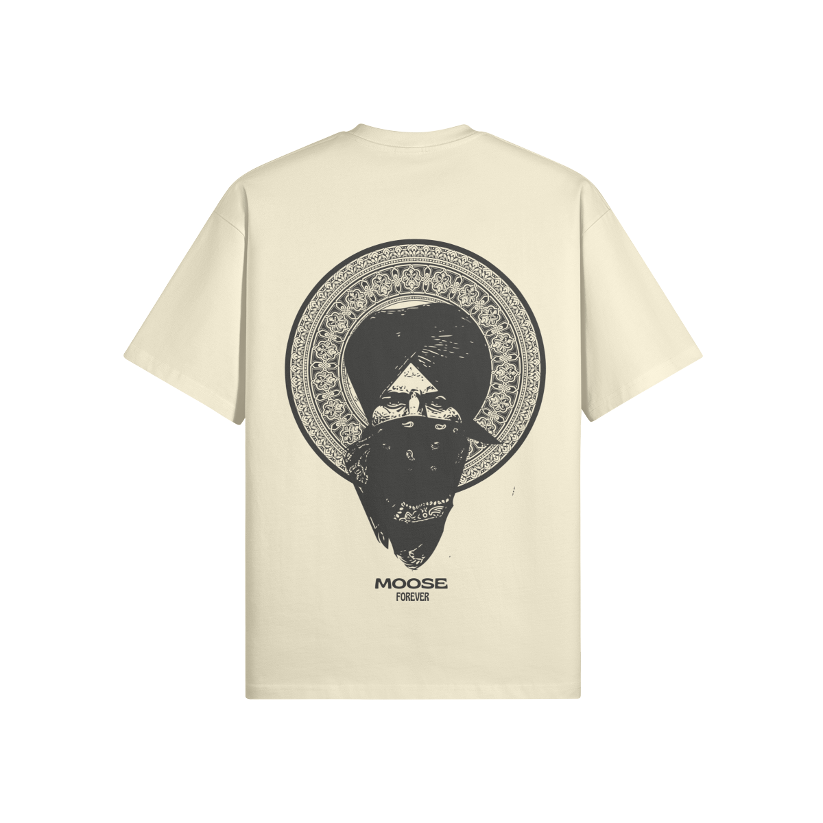 Moose Forever 305 GSM Oversized T Shirt