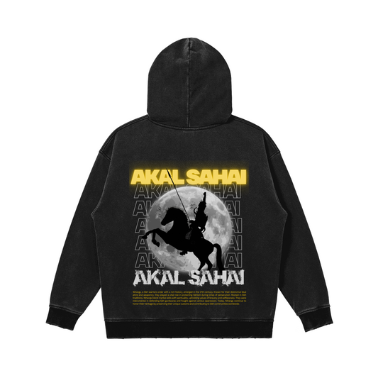 AKAL SAHAI 380 GSM Snow Wash hoodie