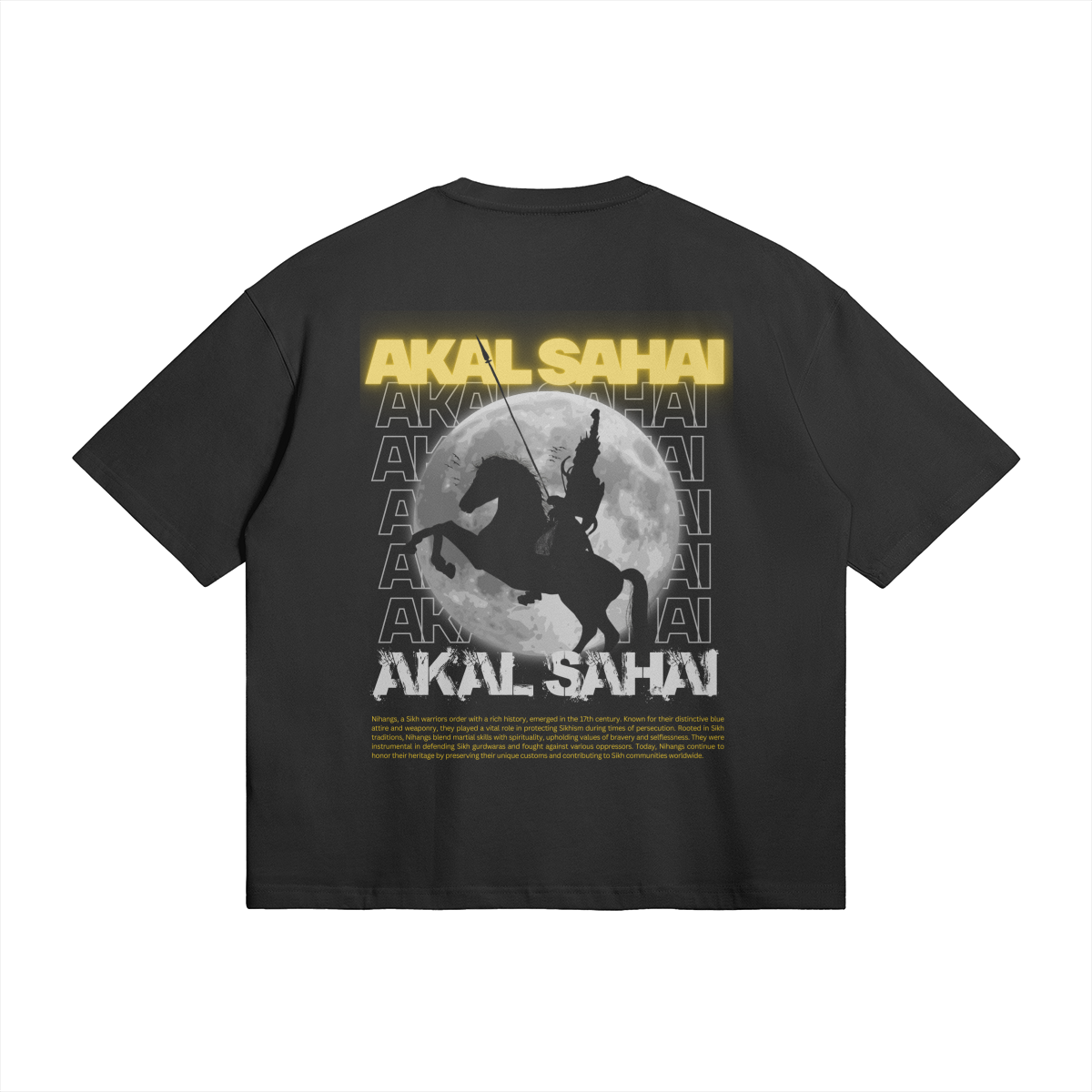 AKAL SAHAI 280GSM Drop Shoulders T Shirt