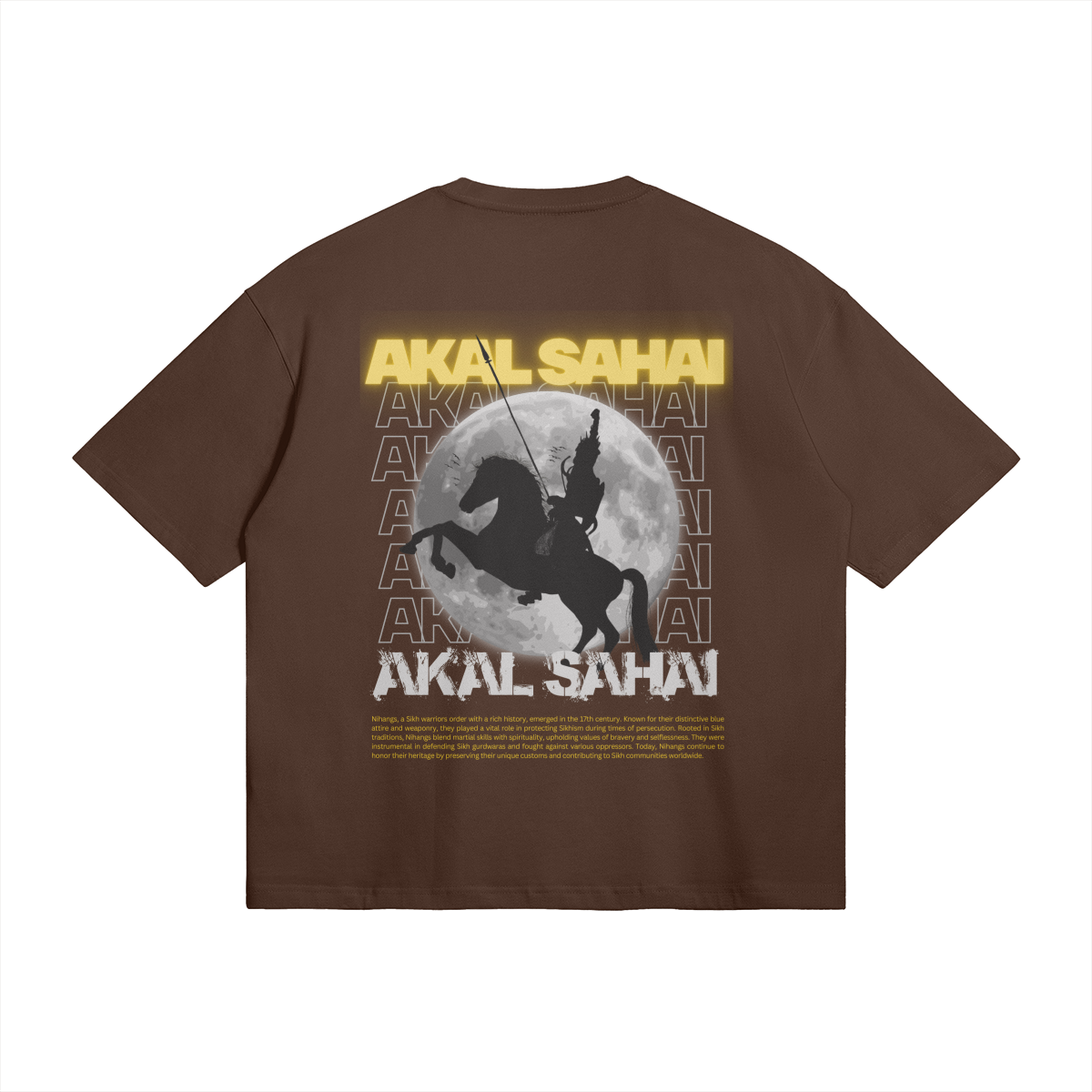 AKAL SAHAI 280GSM Drop Shoulders T Shirt