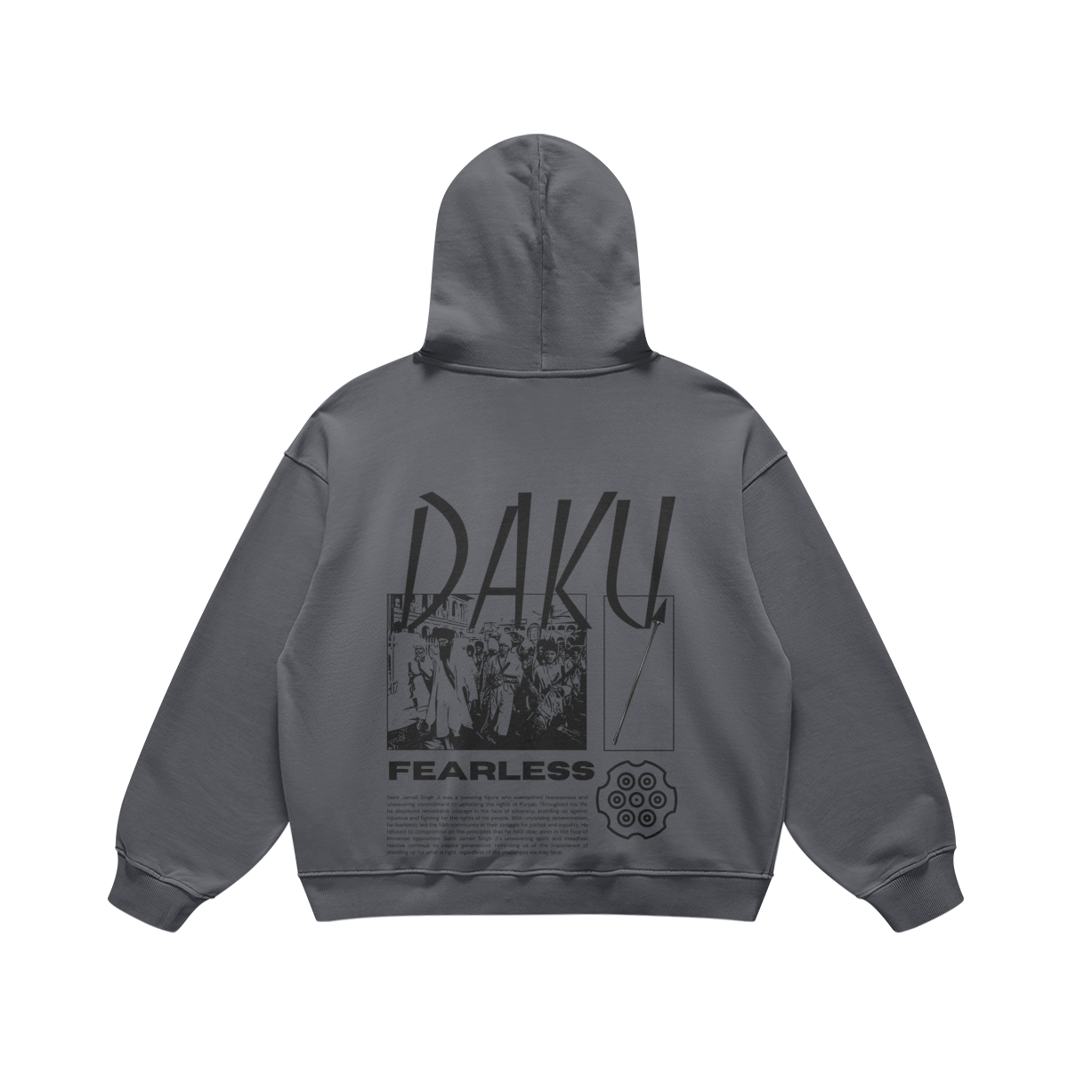 DAKU 440GSM Super Heavyweight Retro Hoodie