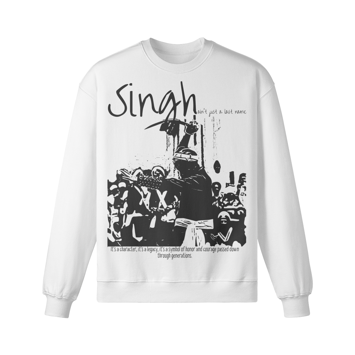 SINGH 370GSM Heavyweight Oversized Sweatshirt