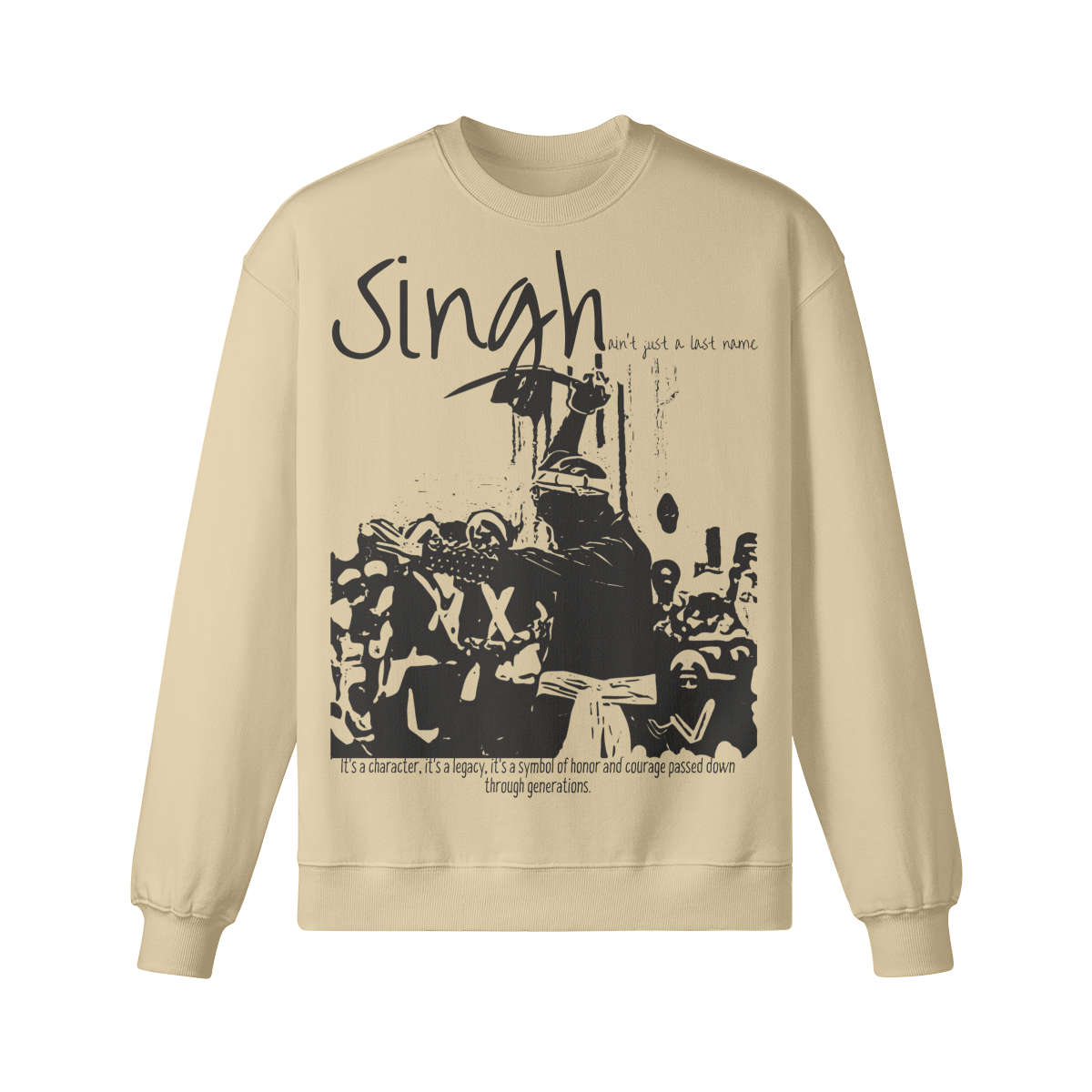 SINGH 370GSM Heavyweight Oversized Sweatshirt