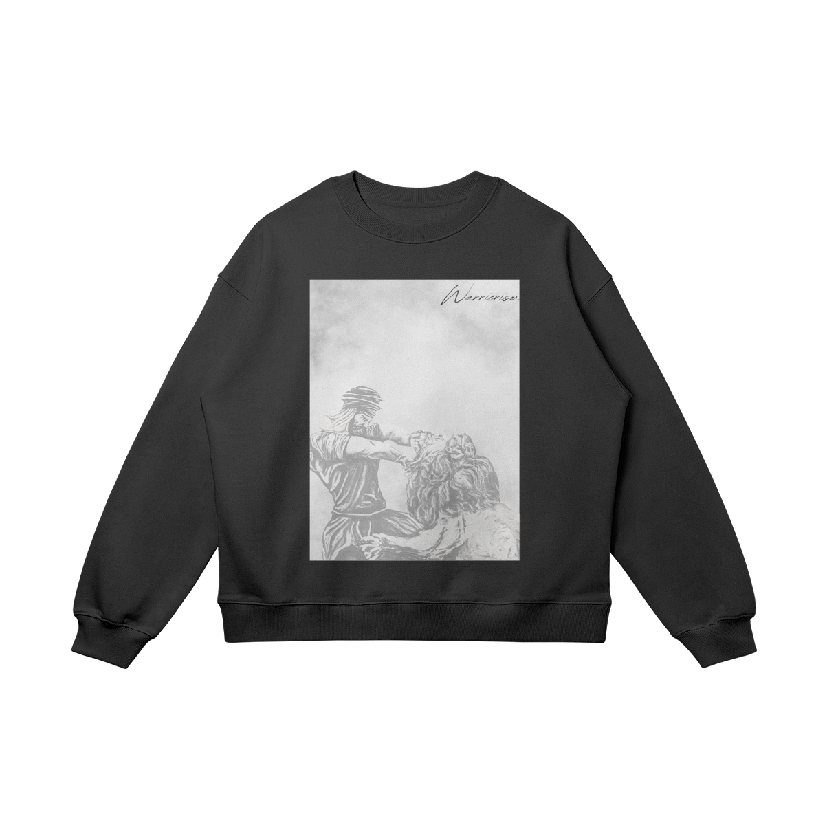 Warriorism 370 GSM Heavyweight Oversized Sweatshirt