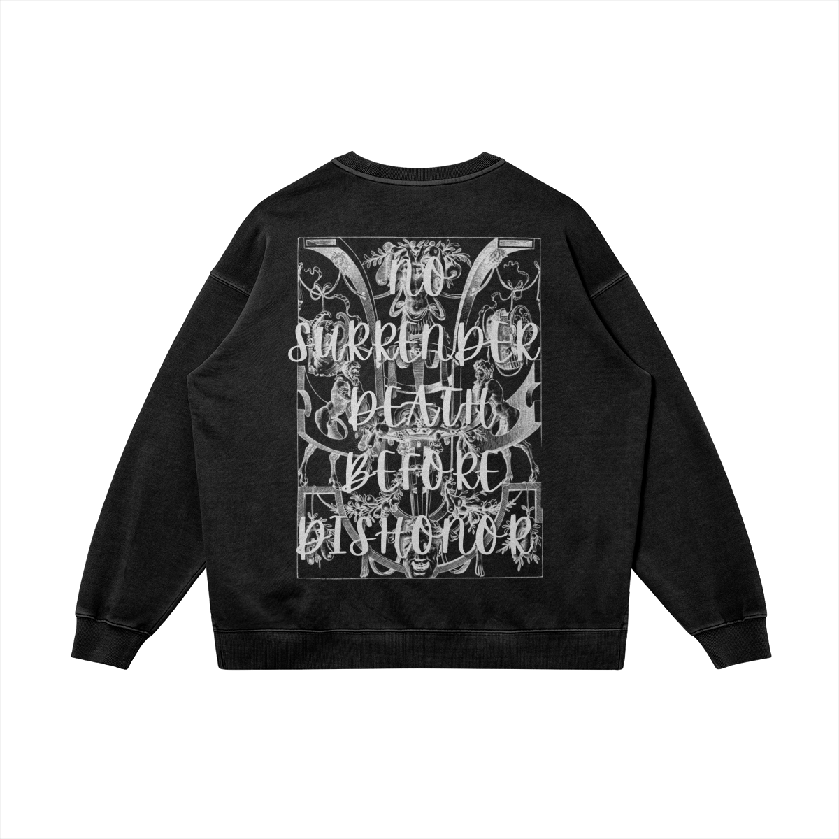 NSDBD 380GSM Heavyweight Oversized Faded Retro Sweatshirt