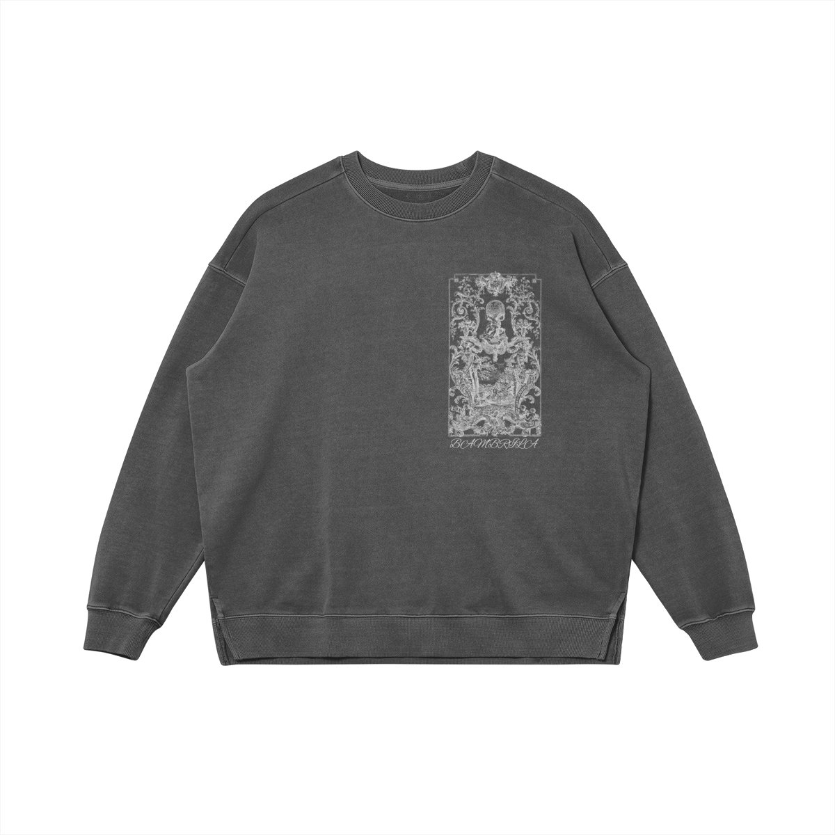 NSDBD 380GSM Heavyweight Oversized Faded Retro Sweatshirt