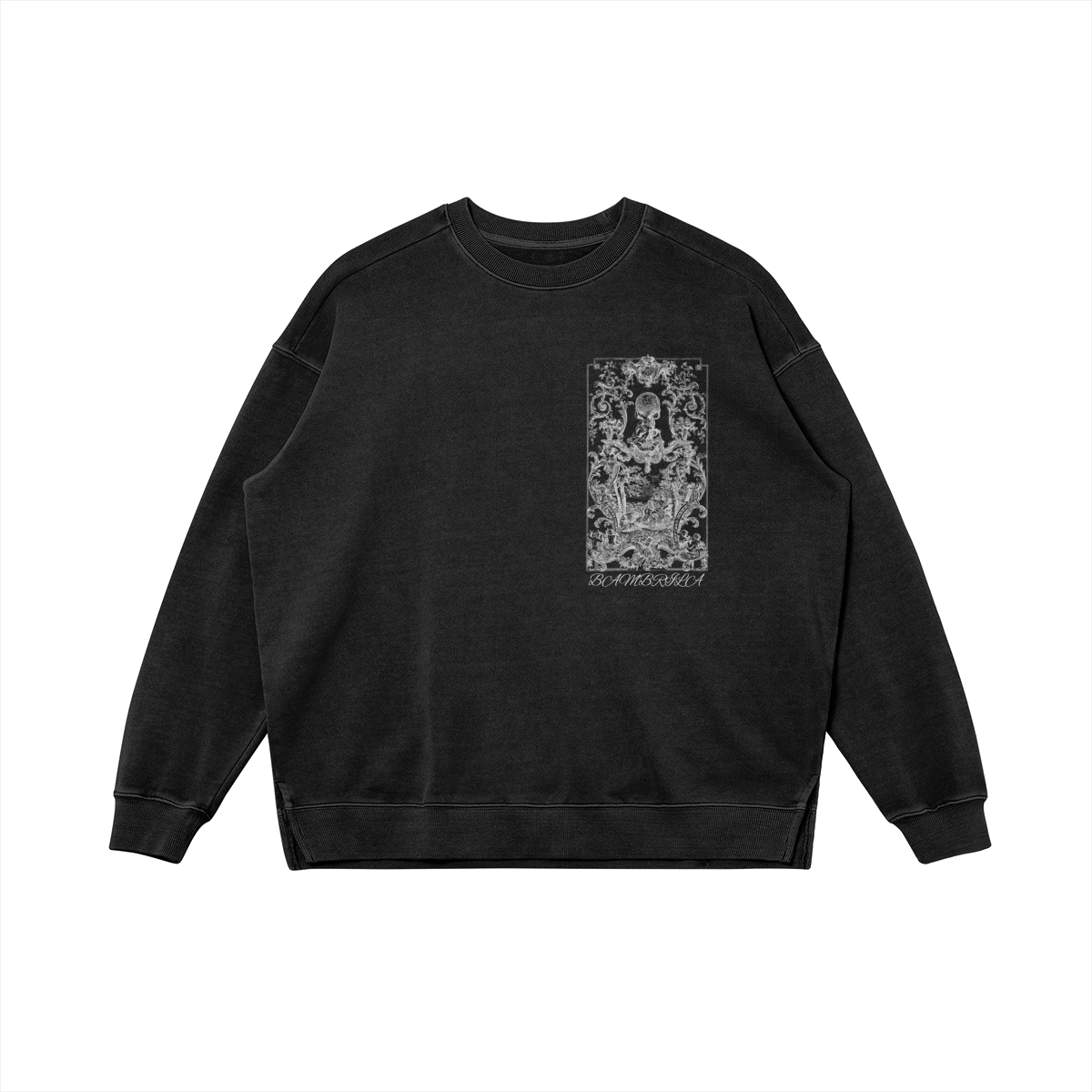 NSDBD 380GSM Heavyweight Oversized Faded Retro Sweatshirt