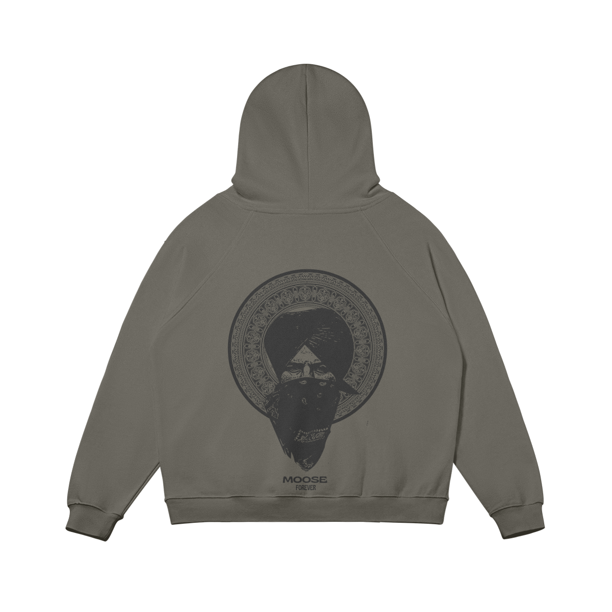 MOOSE FOREVER 380GSM FLEECE-LINED HOODIE