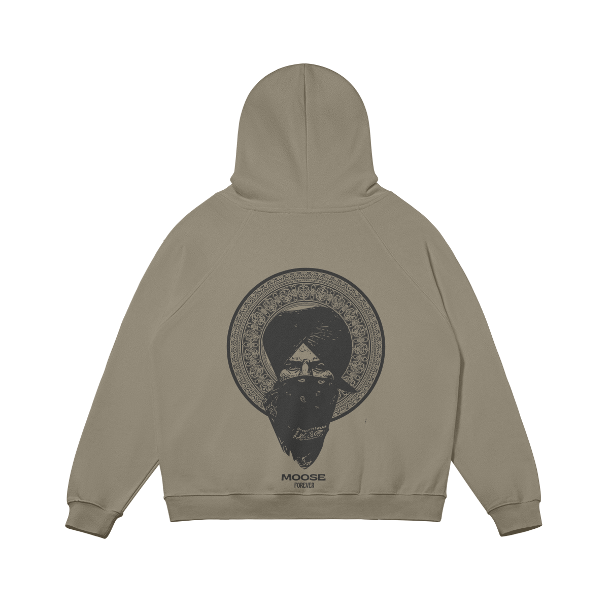 MOOSE FOREVER 380GSM FLEECE-LINED HOODIE