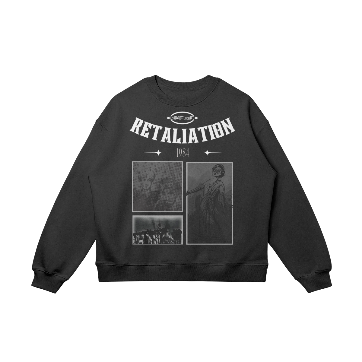 Retaliation 370GSM Heavyweight Oversized Sweatshirt