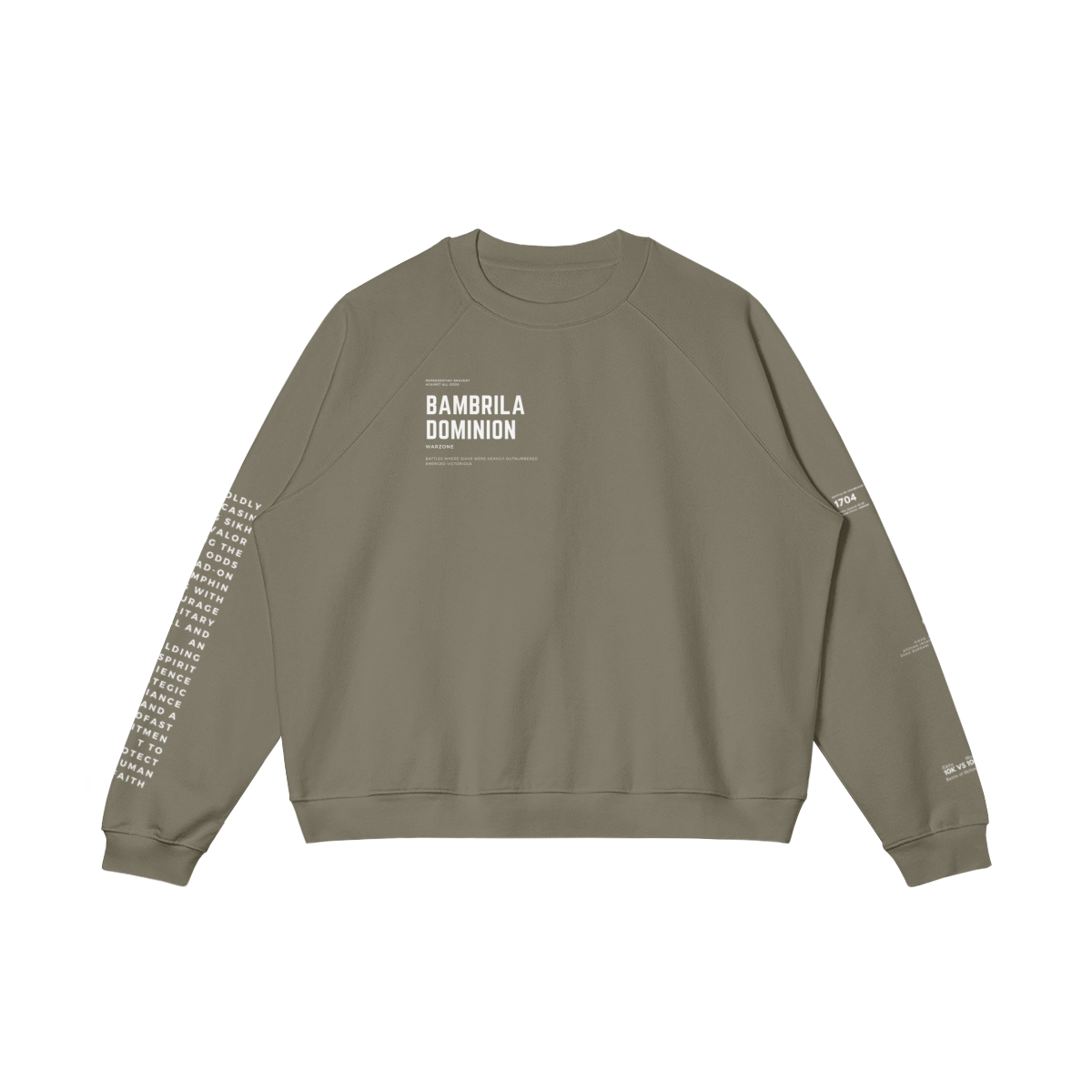 Sweat-shirt épais DOMINION 380GSM