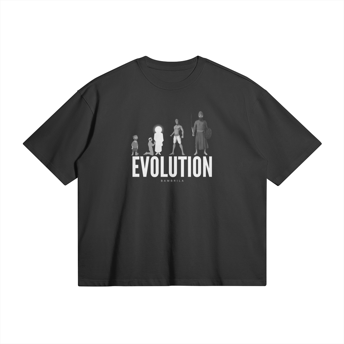 T-shirt à épaules tombantes EVOLUTION 280GSM