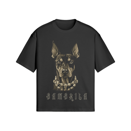 Doberman Sharpies T-shirt à épaules tombantes