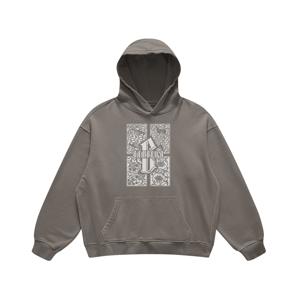 Sharpie Friar Grey 440GSM Heavyweight Oversized Hoodie