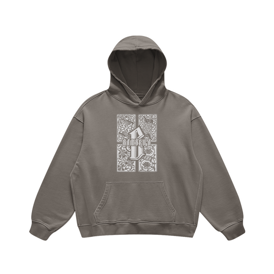 Sharpie Friar Grey 440GSM Heavyweight Oversized Hoodie