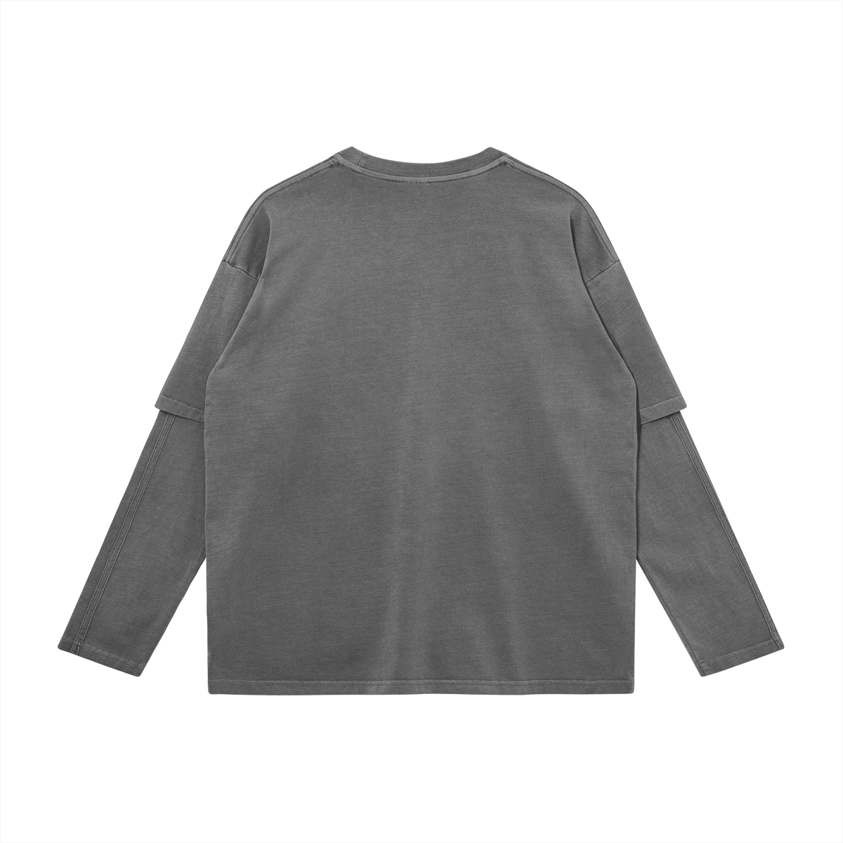 DIRT TO DIAMONDS 230GSM Faux-Layered Faded Long Sleeve