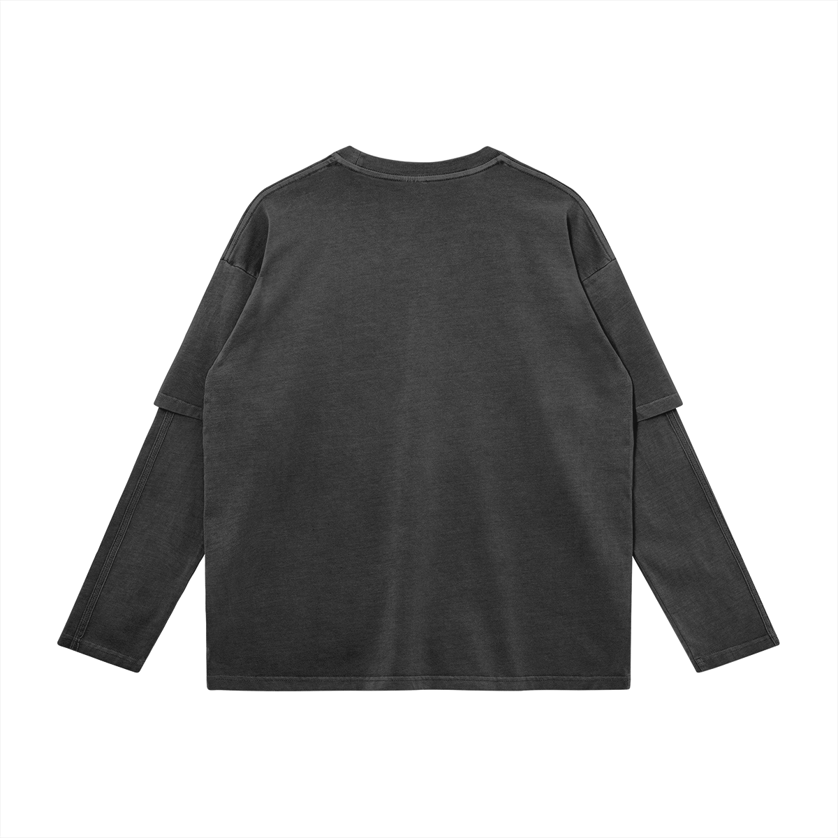 DIRT TO DIAMONDS 230GSM Faux-Layered Faded Long Sleeve