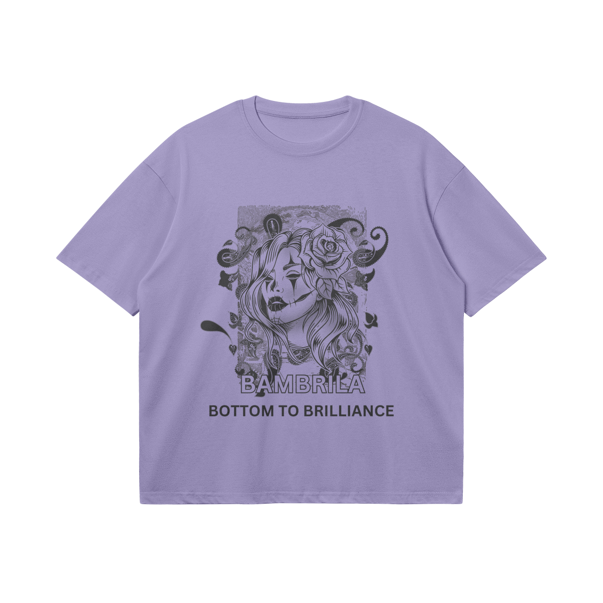 BOTTOM TO BRILLIANCE 240GSM Oversized Boxy T Shirt