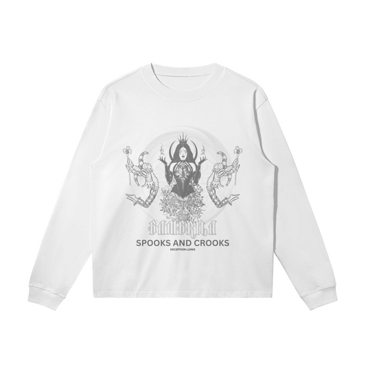 SPOOKS AND CROOKS 240GSM Long Sleeve T Shirt